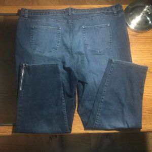 Style & Co slim leg denim jeans size 24W